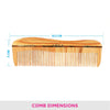 Vega Natural Wooden Styling Comb HMWC-01