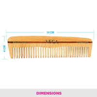 Vega Pocket Wooden Comb HMWC-07 1 Piece