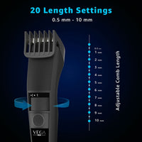 Vega T-3 Beard Trimmer for Men VHTH-19 Black