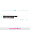 Vega Tail Comb Long Head With Long Tail 1222 1 Piece