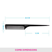 Vega Tail Comb Long Head 1272 1 Piece