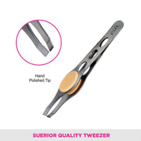 Vega Tweezer TW-04 With Rubber Grip