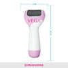 Vega VHPT-01 Silky Soft Pedicure Tool Pink