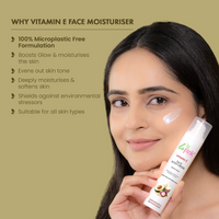 La Pink Vitamin E Face Moisturiser with White Haldi for Glow & Moisturization Pack of 2