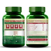 Vlado's Himalayan Organics Cholesterol Support Capsules with Arjuna, Amla & Berberine – 60 Veg Capsules