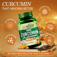 Vlado's Himalayan Organics Curcumin 1600 mg Capsules with Piperine – 60 Capsules