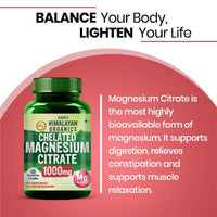 Vlado's Himalayan Organics Magnesium Citrate 1000 mg Capsules â€“ 60 Veg Capsules