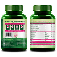 Vlado's Himalayan Organics Milk Thistle Extract With 800Mg Of Silybum Marianum Detox Supplement For Men And Women For Healthy Liver | Boost Metabolism And Maintain Cholesterol level - 120 Vegetarian Tablets