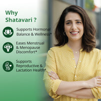 Vlado's Himalayan Organics Shatavari Extract 600 mg Capsules for Women â€“ 60 Veg Capsules