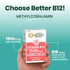 Vlado's Himalayan Organics Vitamin B12 1500 mcg Tablets (Methylcobalamin) – 10 Tablets