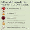 Vlado's Himalayan Organics Vitamin B12 1500 mcg with Vitamin D3 Tablets â€“ 60 Tablets
