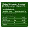 Vlado's Himalayan Organics Vitamin B12 1500 mcg with Vitamin D3 Tablets â€“ 60 Tablets