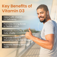 Vlado's Himalayan Organics Vitamin D3 2000 IU Chewable Tablets (Orange Flavour) – 60 Tablets