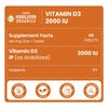 Vlado's Himalayan Organics Vitamin D3 2000 IU Chewable Tablets (Orange Flavour) – 60 Tablets