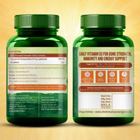 Vlado's Himalayan Organics Vitamin D3 5000 IU Chewable Tablets (Orange Flavour) – 60 Tablets