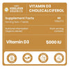 Vlado's Himalayan Organics Vitamin D3 5000 IU Chewable Tablets (Orange Flavour) – 60 Tablets