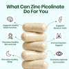 Vlado's Himalayan Organics Zinc Picolinate with Vitamin C & Copper Capsules – 120 Capsules
