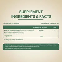 Vlado's Himalayan Organics KSM - 66 Ashwagandha 1000Mg I KSM-66 I Boost Energy, Strength, Stamina - 7