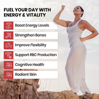 Vlado's Himalayan Organics Vitamin B Complex with 100% RDA B1, B2, B3, B5, B6, B7, B9 & B12 - 7