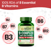 Vlado's Himalayan Organics Vitamin B Complex with 100% RDA B1, B2, B3, B5, B6, B7, B9 & B12 - 9