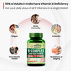 Vlado's Himalayan Organics Vitamin B Complex with 100% RDA B1, B2, B3, B5, B6, B7, B9 & B12 - 6
