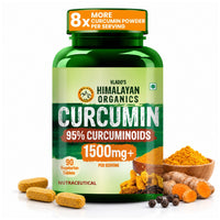 Vlado's Himalayan Organics Curcumin With Biopiperine 1500mg 90 Tablets - 1