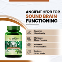 Vlado's Himalayan Organics Ginkgo Biloba for Healthy Brain Functions | 500Mg | 60 Veg Capsules - 5
