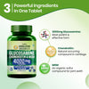 Vlado’s Himalayan Organics Glucosamine Chondroitin MSM Tablets | Cartilage & Joint Support Supplement | Glucosamine for Joint Relieves Pain and Stiffness | Added Collagen peptides, Curcuma, Vitamin D & Boswellia - Pure Veg Formula - 120 Vegetarian Tablets - 10