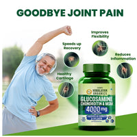 Vlado’s Himalayan Organics Glucosamine Chondroitin MSM Tablets | Cartilage & Joint Support Supplement | Glucosamine for Joint Relieves Pain and Stiffness | Added Collagen peptides, Curcuma, Vitamin D & Boswellia - Pure Veg Formula - 120 Vegetarian Tablets - 11