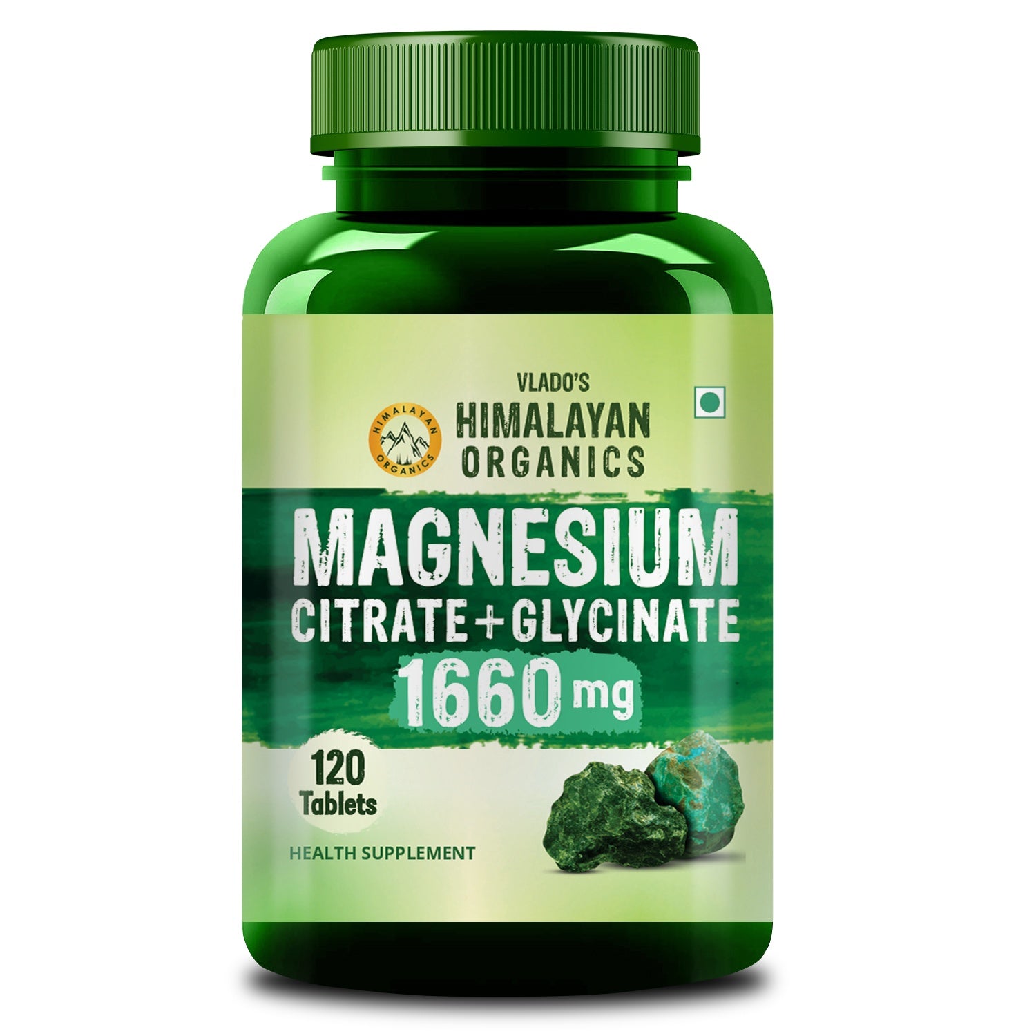 Vlado's Himalayan Organics Magnesium Complex Supplement - 120 Veg Tablets - 1