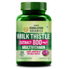 Vlado's Himalayan Organics Milk Thistle Extract With 800Mg Of Silybum Marianum Detox Supplement For Men And Women For Healthy Liver | Boost Metabolism And Maintain Cholesterol level - 120 Vegetarian Tablets - 1