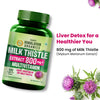 Vlado's Himalayan Organics Milk Thistle Extract With 800Mg Of Silybum Marianum Detox Supplement For Men And Women For Healthy Liver | Boost Metabolism And Maintain Cholesterol level - 120 Vegetarian Tablets - 7