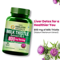 Vlado's Himalayan Organics Milk Thistle Extract Detox Supplement 60 Capsules - 6
