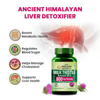 Vlado's Himalayan Organics Milk Thistle Extract Detox Supplement 60 Capsules - 4