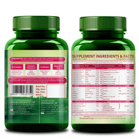 Vlado's Himalayan Organics Multivitamin with Probiotics for Women | 60 Veg Tabs - 3