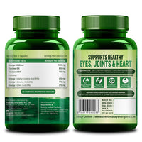 Vlado's Himalayan Organics Omega 3 6 9-2000mg/Serving I Vegetarian Omega 3 I Source from Flax Seed I Support Muscle,Bone,Heart & Skin - No Fish Burps Oil Used Capsules for Men & Women- 90 Capsules - 5