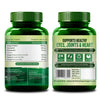 Vlado's Himalayan Organics Omega 3 6 9-2000mg/Serving I Vegetarian Omega 3 Supplement I Support Muscle,Bone,Heart & Skin - No Burps, No Fish Oil Used Capsules for Men & Women- 60 Capsules - 2
