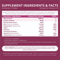 Vlado's Himalayan Organics PCOS Multivitamin Supplement 2000mg 60 Veg Tablets - 4
