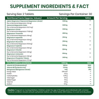 Vlado's Himalayan Organics Magnesium Supplement 28000mg with 10 Chelated Salts Liposomal magnesium citrate , Oxide, Threonate, Aspartate, Chloride, Sulphate, Carbonate, Gluconate + 2 more with VItamin D3 & B12 I For Sleep, Muscle Recovery, Mood, Metabolis - 6