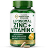 Vlado's Himalayan Organics Liposomal Zinc With Vitamin C Supplement | Digestive Health | Improve Iron Absorption | Double Antioxidant & Immune Support -120 Veg Capsules - 1