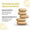 Vlado's Himalayan Organics Liposomal Zinc With Vitamin C Supplement | Digestive Health | Improve Iron Absorption | Double Antioxidant & Immune Support -120 Veg Capsules - 8