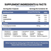 Vlado's Himalayan Organics Probiotics 50 Billion CFU with Prebiotics 150mg - 60 Veg Capsules - 2