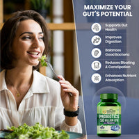 Vlado's Himalayan Organics Probiotics 50 Billion CFU with Prebiotics 150mg - 60 Veg Capsules - 6