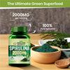 Vlado's Himalayan Organics Spirulina 2000mg Supplement 60 Capsules - 8
