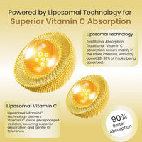 Vlado's Himalayan Organics Natural Liposomal Vitamin C Supplements Amla Extract With Zinc For Immunity & Skincare | Antioxidant Vitamin, Skin Rejuvenation I Vitamin C Tablets - 120 Veg Tablets - 6