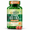 Vlado's Himalayan Organics Vitamin D3 with K2 As MK7 Supplement- 120 Veg Tablets - 1