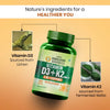 Vlado's Himalayan Organics Vitamin D3 with K2 As MK7 Supplement- 120 Veg Tablets - 9
