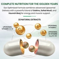 Vlado’s Himalayan Organics Liposomal Multivitamin Adult 50+ with 75+ Ingredients | Daily Health Supplement with 9+ Powerful Blends | Supports Energy, Immunity, Brain, Heart & Eye Health | 60 Veg Capsules - 3