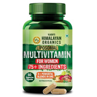Vlado’s Himalayan Organics Liposomal Multivitamin for Women with 75+ Ingredients | Daily Women’s Health Supplement with 9+ Powerful Blends | Energy, Immunity, Hair Skin & Nails Support | 60 Vegetarian Capsules - 1
