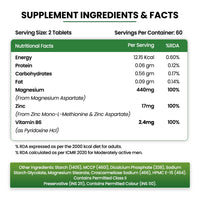 Vlado's Himalayan Organics ZMA Supplement - 120 Veg Tablets - 2